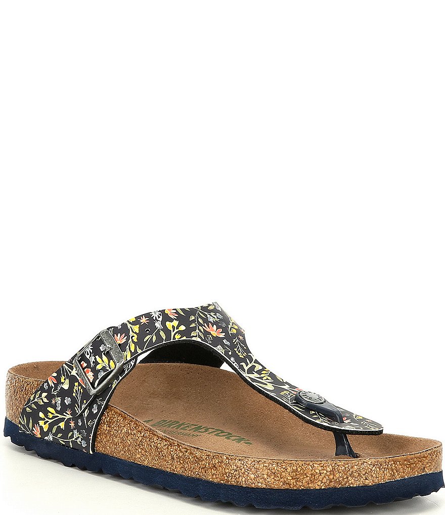 Birkenstock Women's Gizeh Vegan Floral Thong Sandals