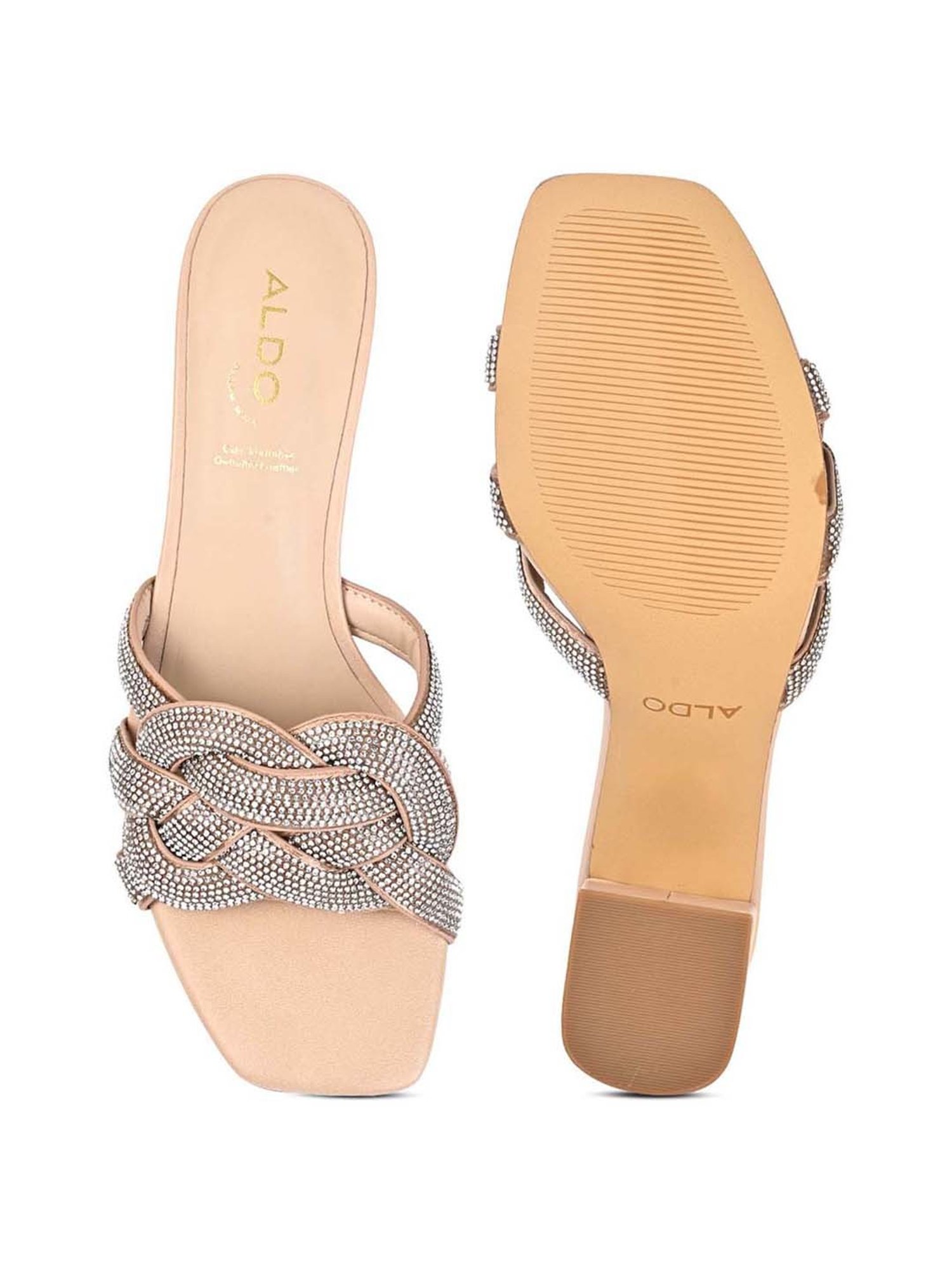 Aldo Women's Beige Casual Sandals