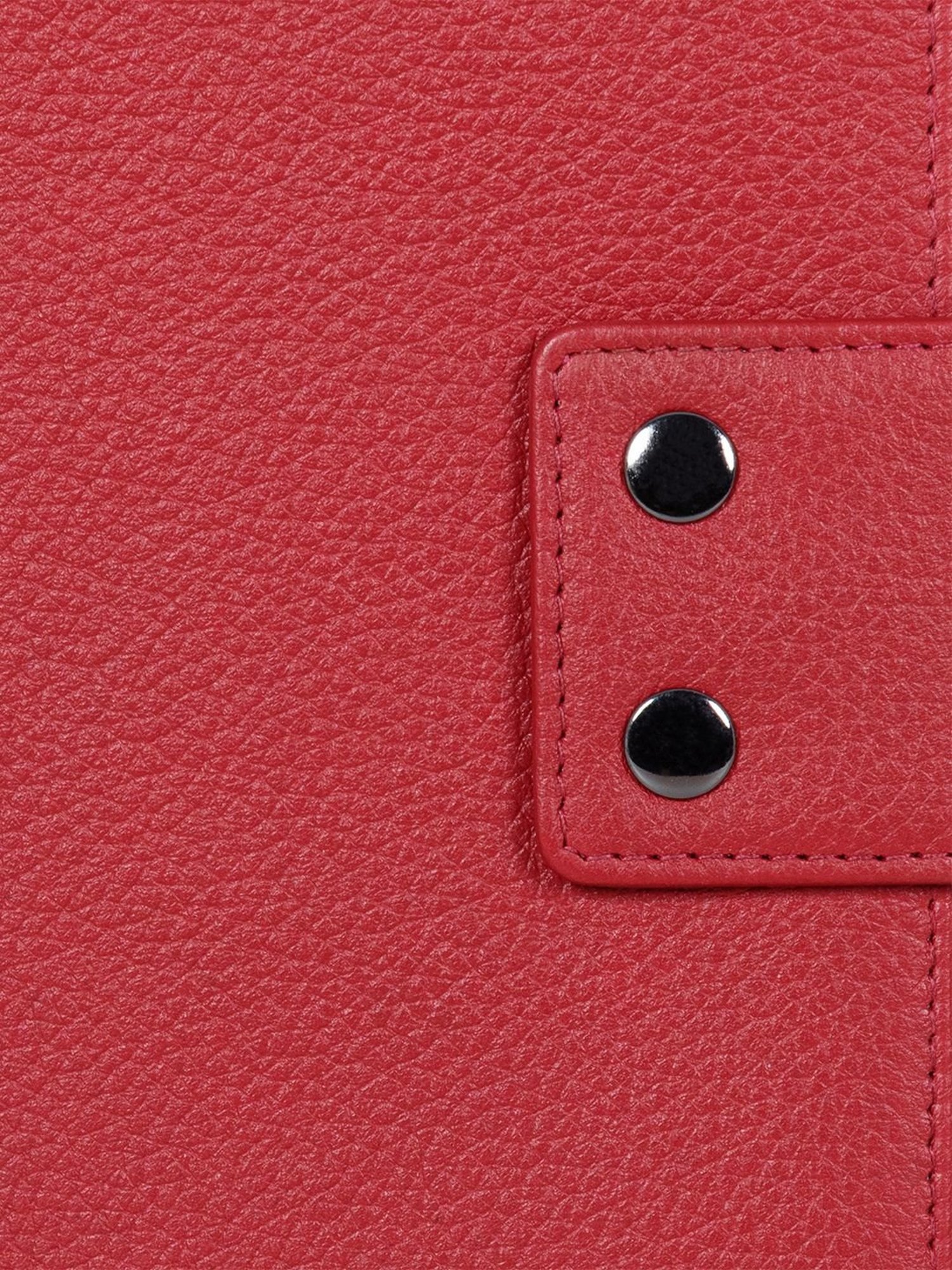 Mai Soli Safari Red Formal Leather Passport Wallet for Unisex