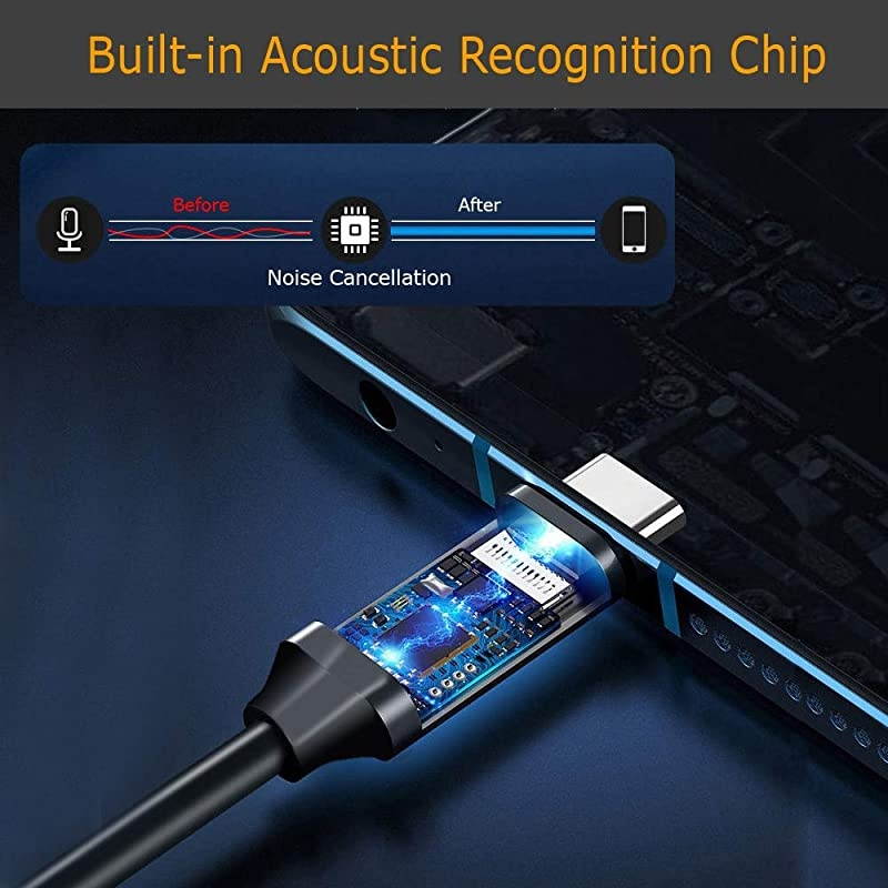 Lavalier Lapel Microphone for TYPE-C, Mini Omnidirectional Condenser Mic Recording Clip-on Mic for iPhone Android Smartphone Audio for Youtube/Interview/TIKTOK/Vlogging (79")