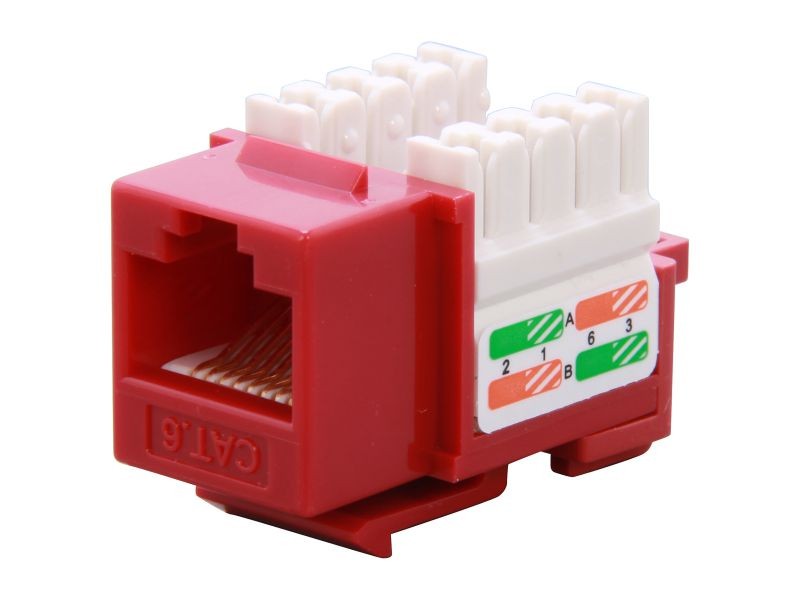 Micro Connectors CAT5 RJ45 Coupler F-F Straight