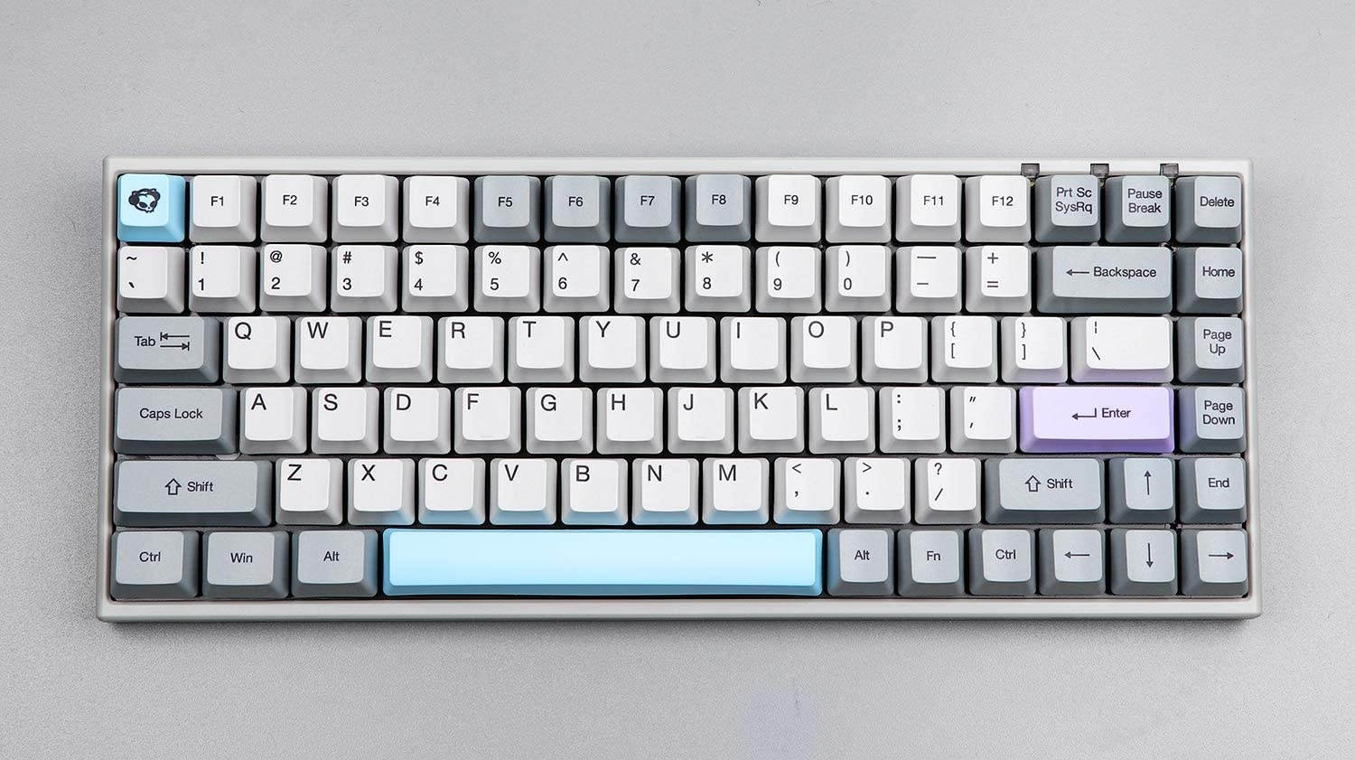 EPOMKER AKKO 3084 Silent 84 Keys Bluetooth 5.0 Mechanical Keyboard TKL with PBT OEM Keycaps, Type-C Port, 1800mAh Built-in Battery for Win/Mac/Gaming (Gateron Yellow Switch, 3084)