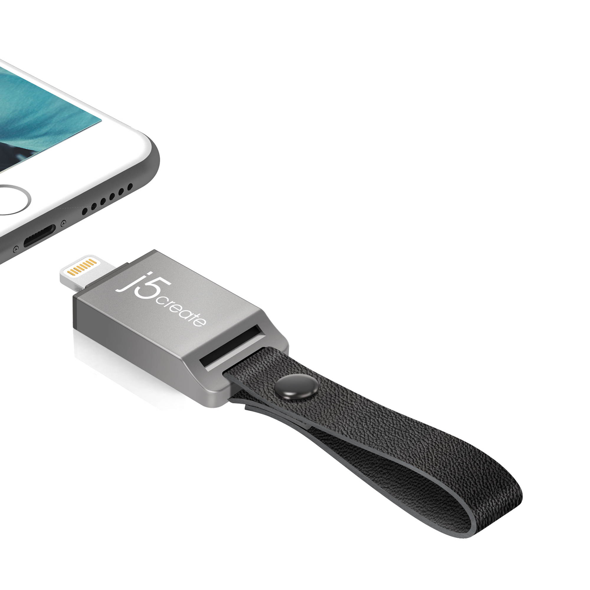 j5create Lightning Micro SD Card Reader