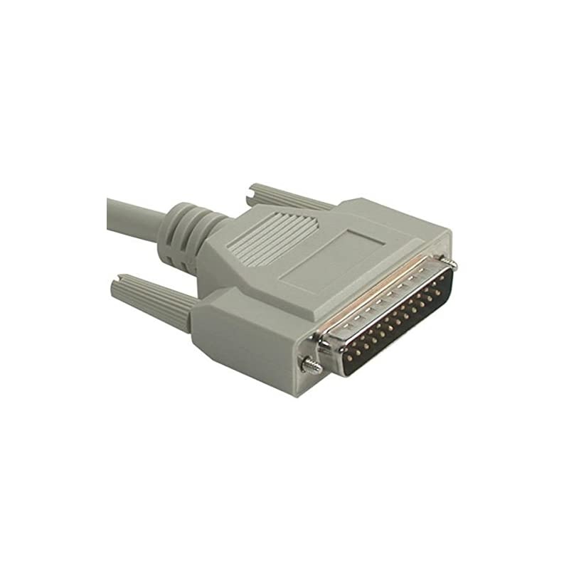 02799 DB25 Male to Centronics 36 Male Parallel Printer Cable Beige 10 Feet 304 Meters