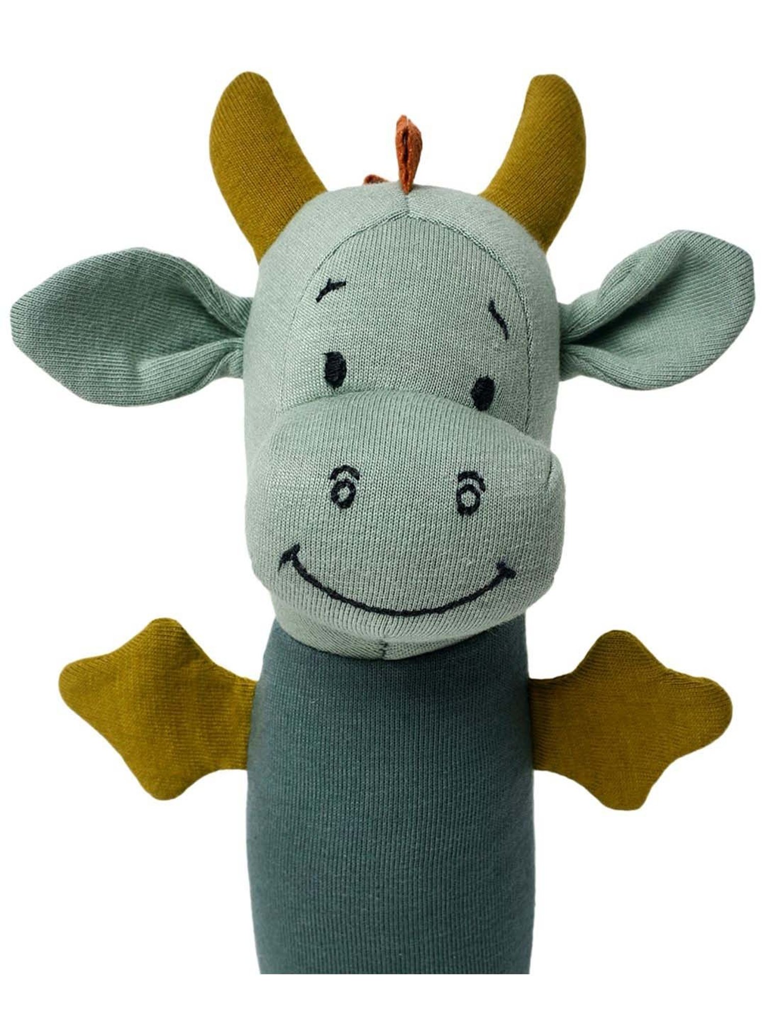 MiArcus Kids Green Rattle Plush Soft Toy