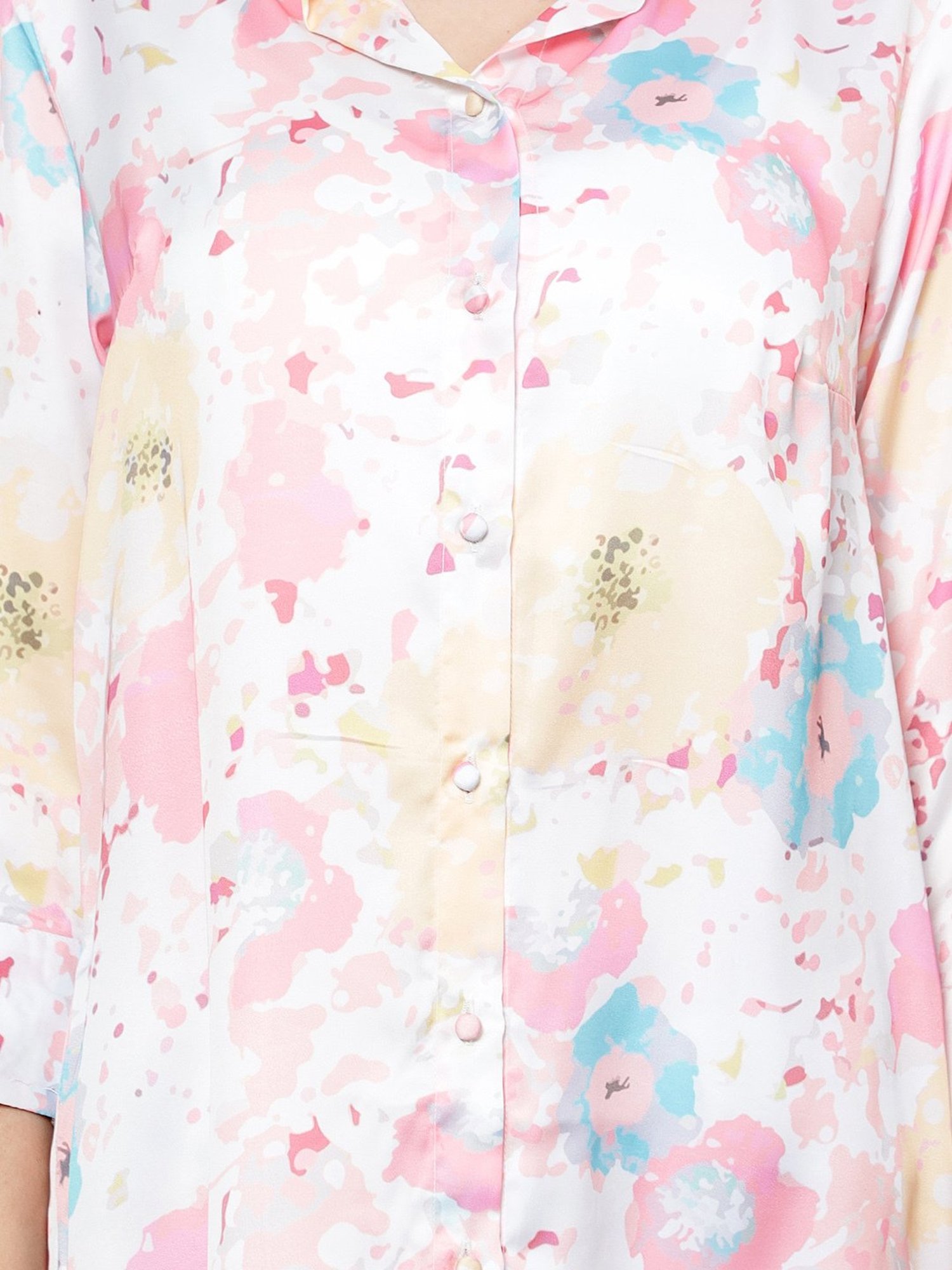 Anvi Be Yourself Multicolor Printed Long Shirt