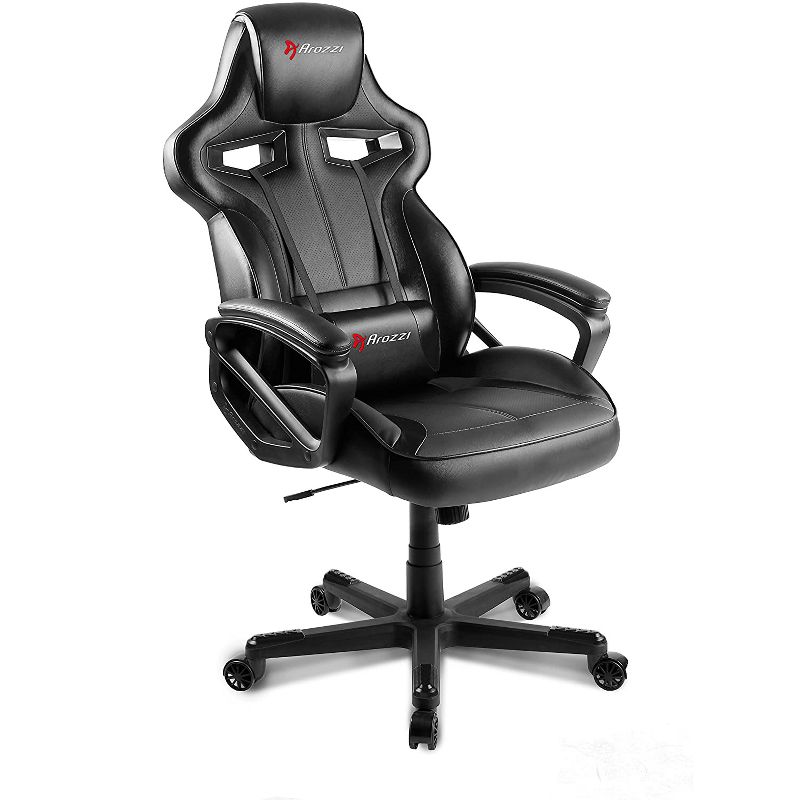 Arozzi Milano Enhanced Gaming Chair, Black (MILANO-BK)