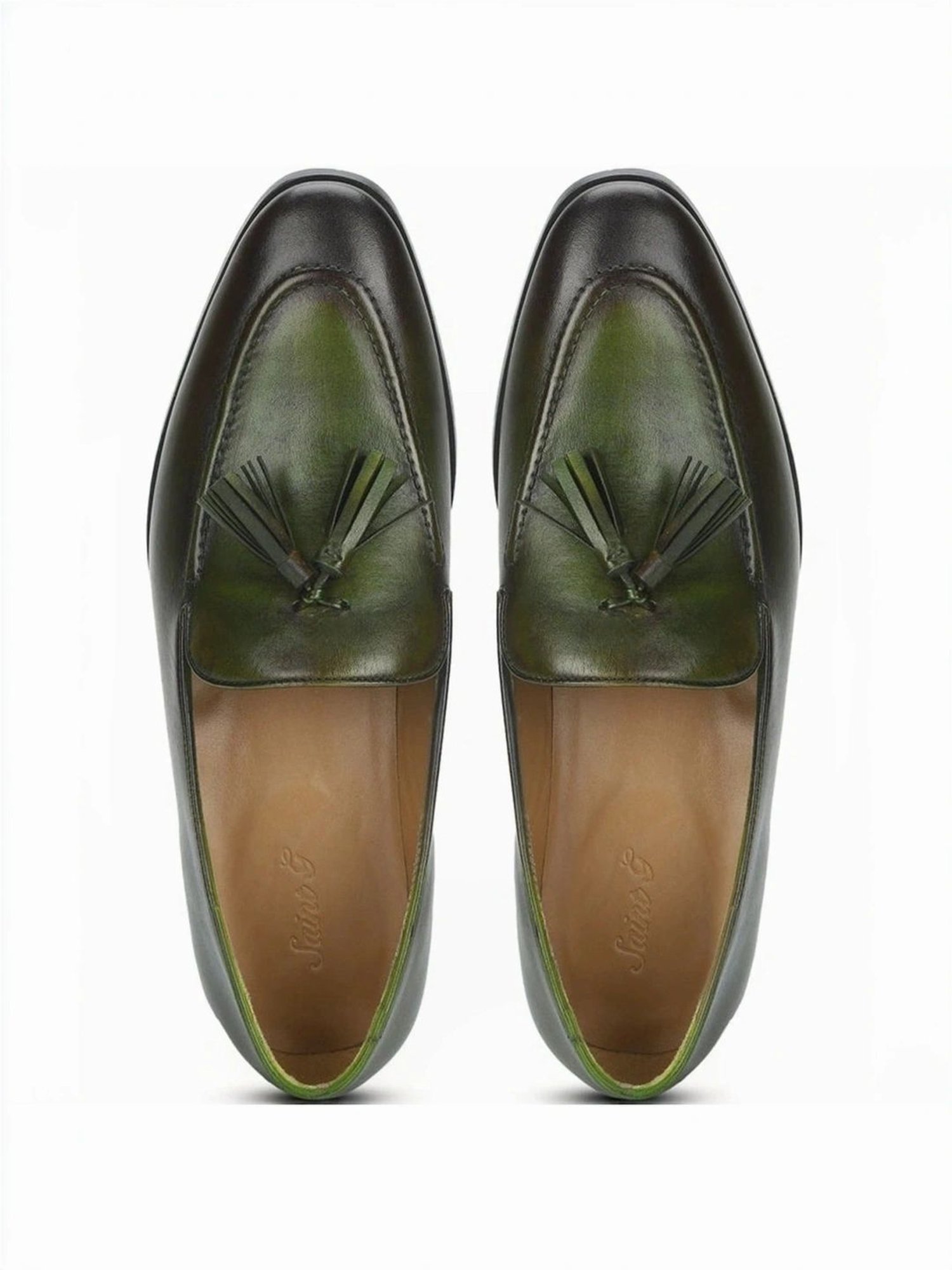 Saint G Men's Valentin Olive Mocassins