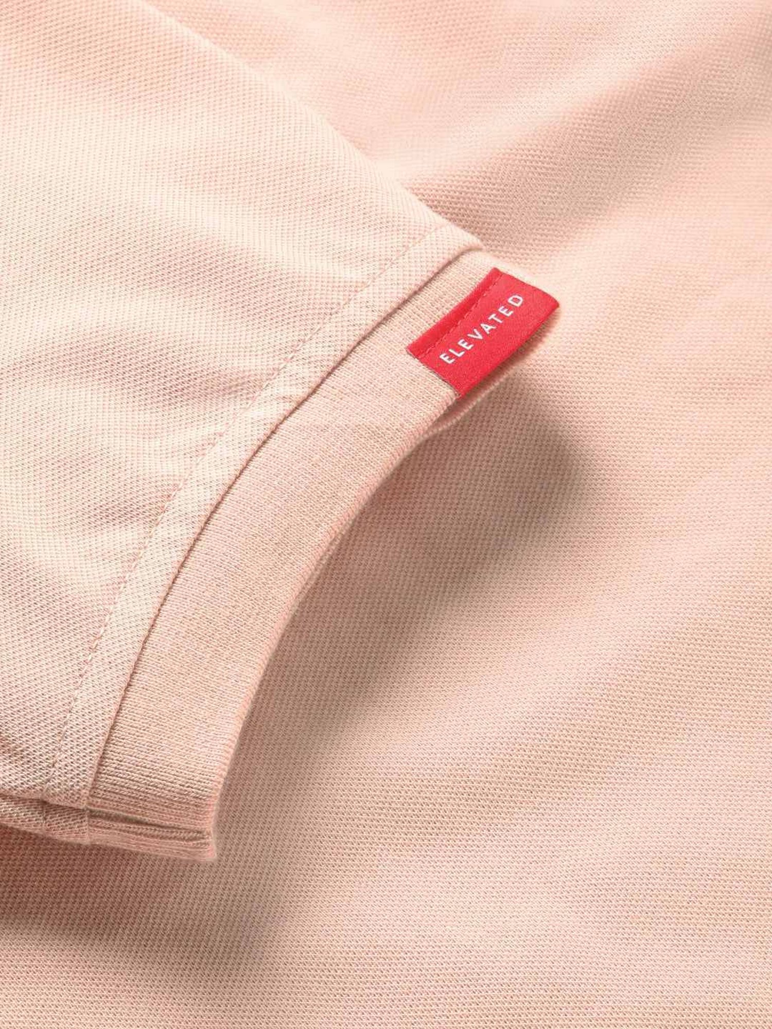 The Bear House Peach Slim Fit Polo T-Shirt