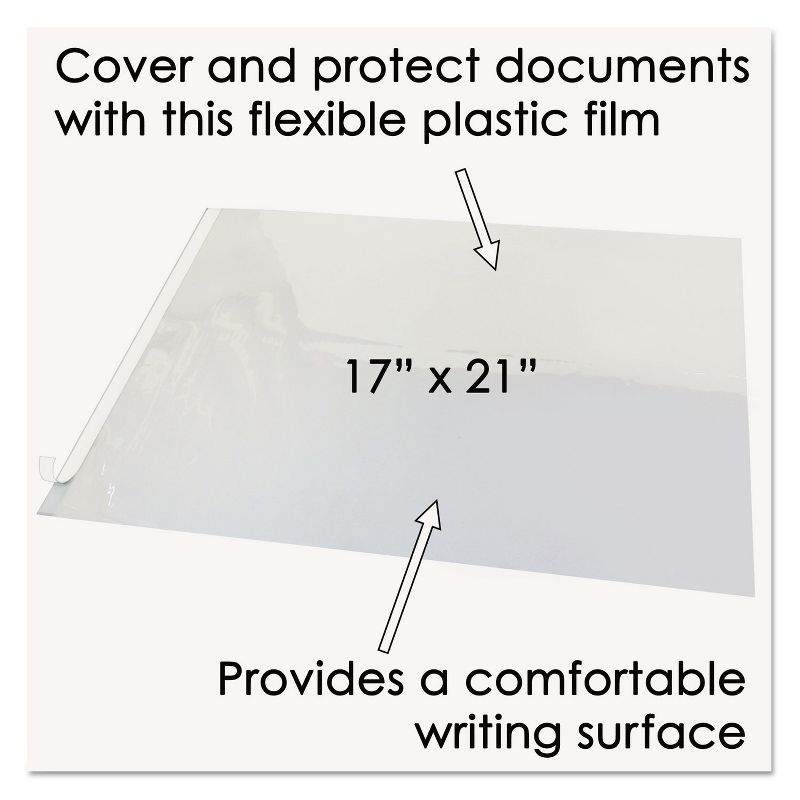 Artistic Second Sight Clear Plastic Hinged Desk Protector 21 x 17 SS1721