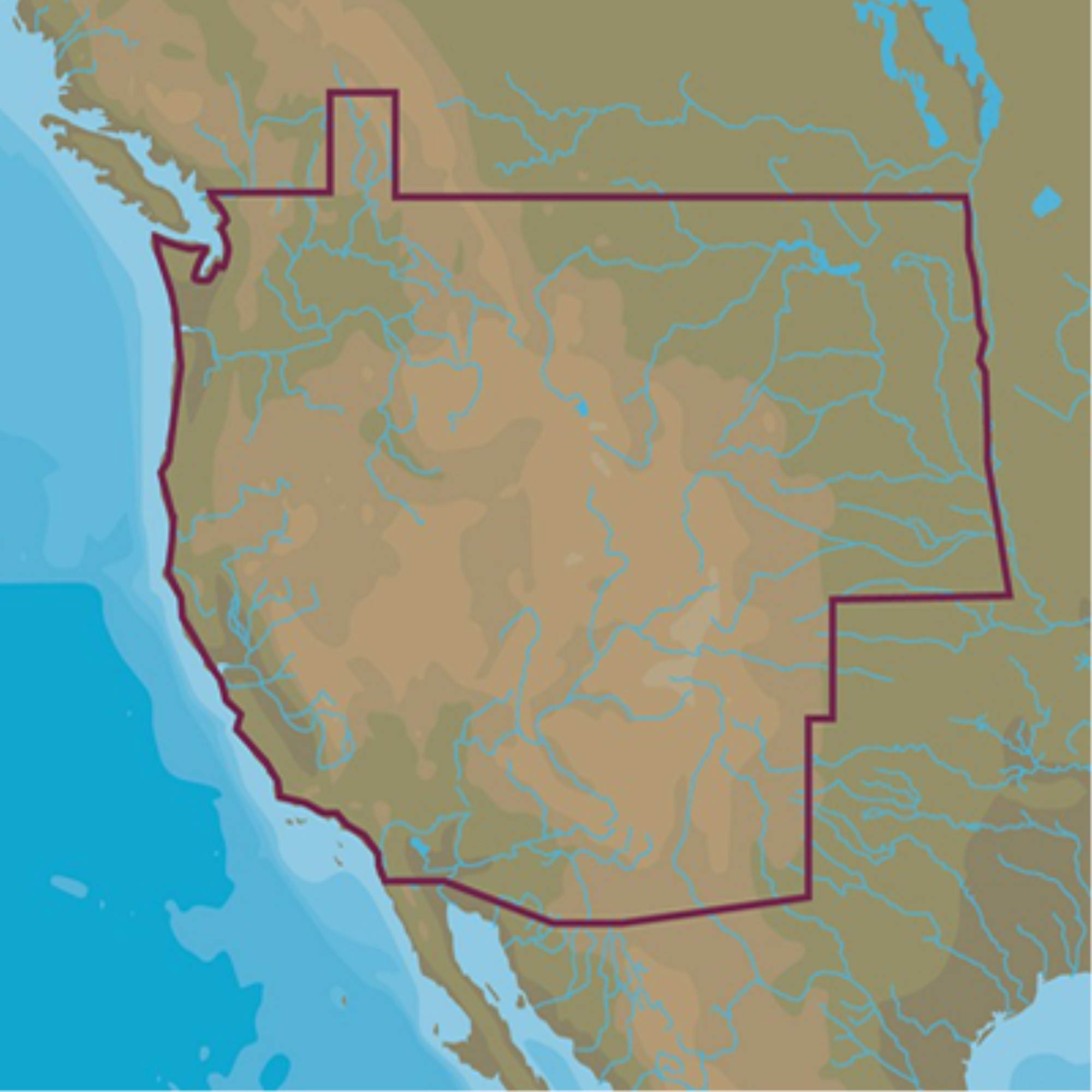 C-MAP M-NA-D071 4D MICROSD US LAKES WEST