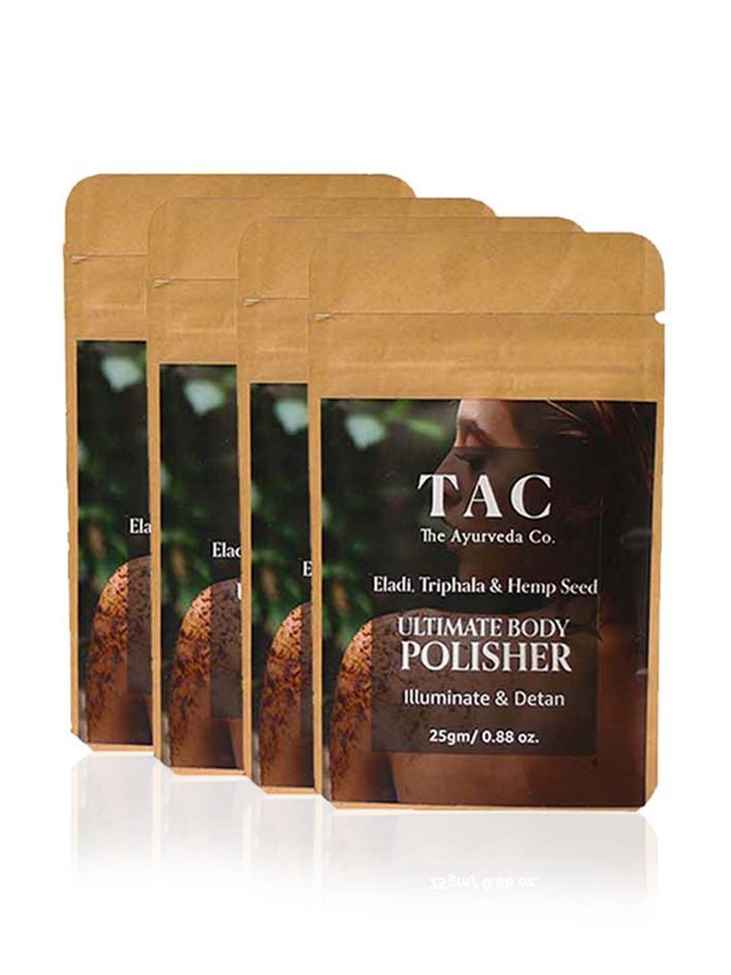 TAC- The Ayurveda Co. SPF 50 Sunscreen, Body Polisher Scrub & Oil