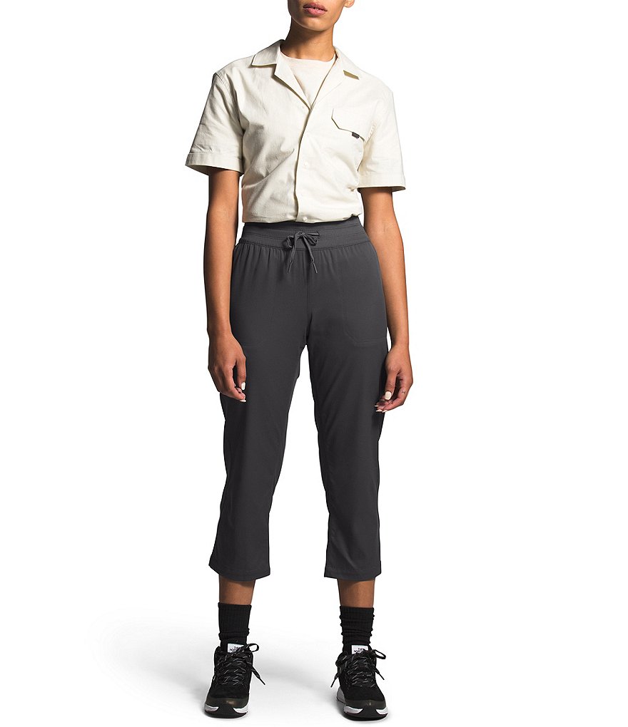 Columbia Anytime Outdoor&trade; Straight Leg Cropped Capri Drawstring Pants