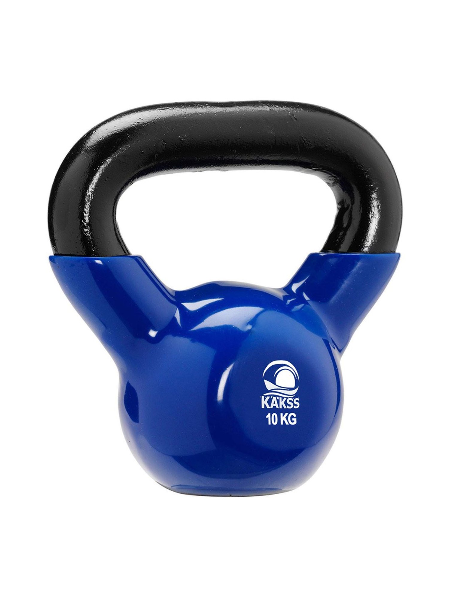 KAKSS Vinyl Half Coating Kettlebells (Blue) Size - 10KG