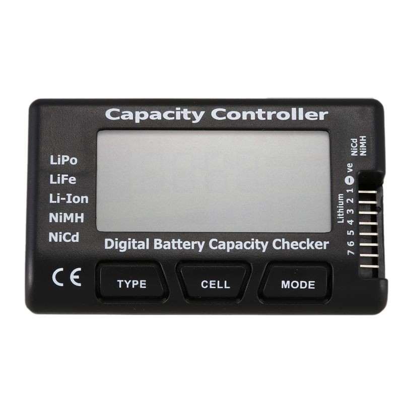 RC CellMeter-7 Digital Battery Capacity Checker LiPo LiFe Li-ion NiMH Nicd