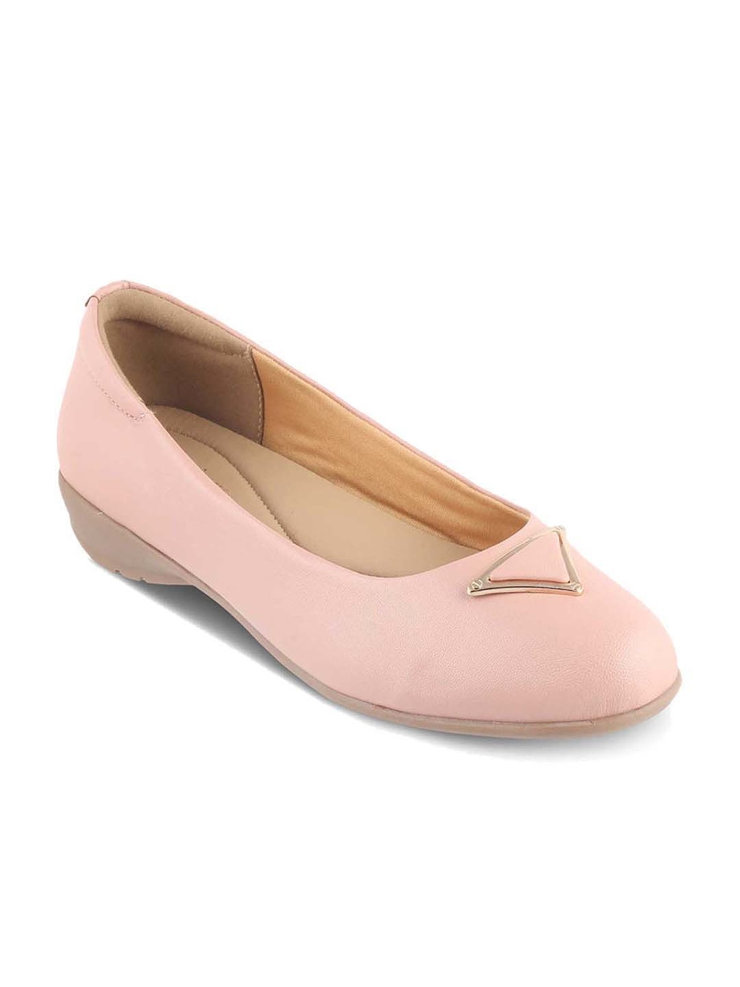 Tresmode Women's Pink Flat Ballets