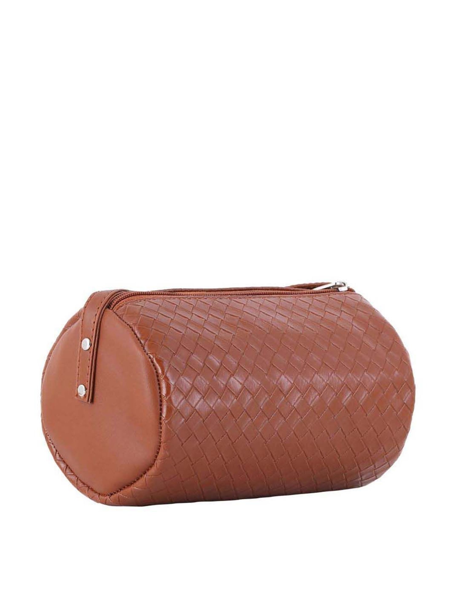 Toteteca Tan Textured Medium Sling Handbag