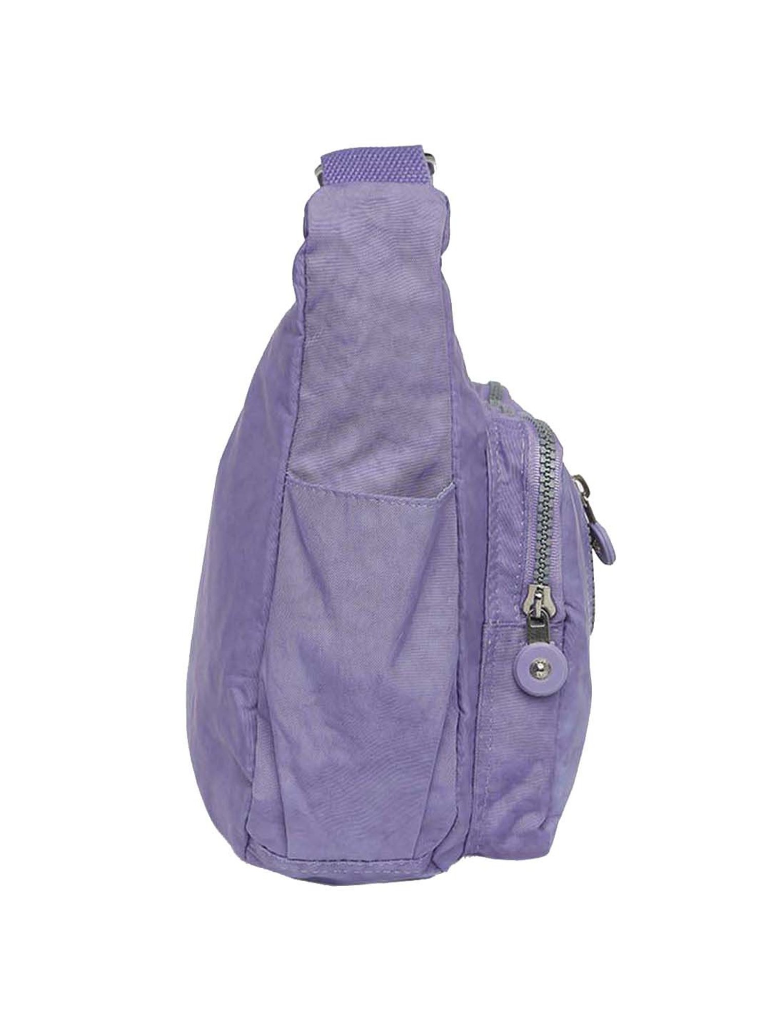 Baomi Purple Solid Medium Cross Body Bag