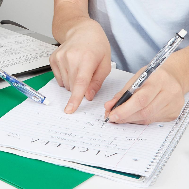 2pk #2 Mechanical Pencils with Lead/Eraser Refill ClearPoint Break Resistant .5mm Black - PaperMate