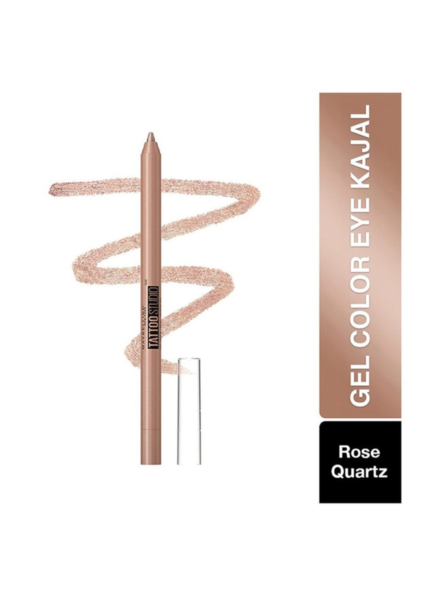 Maybelline New York Tattoo Gel Colored Kajal Metallic Finish, Rose Quartz  - 1.2 gm