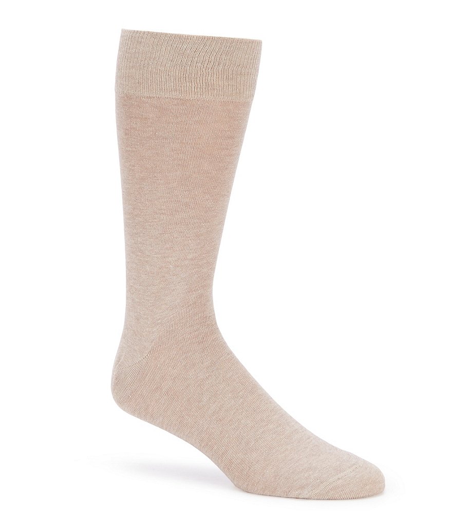 Cremieux Flat Knit Solid Crew Dress Socks