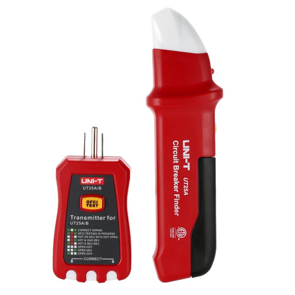UNI-T UT25A UT25A/B Automatic Circuit Breaker Finder Socket Tester with LED Indicator