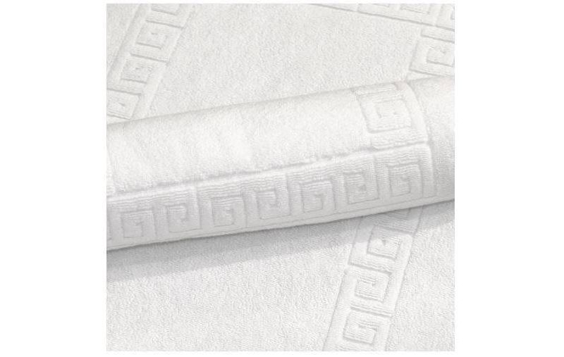 7pk Greek Key Turkish Towel Set White - Linum Home Textiles