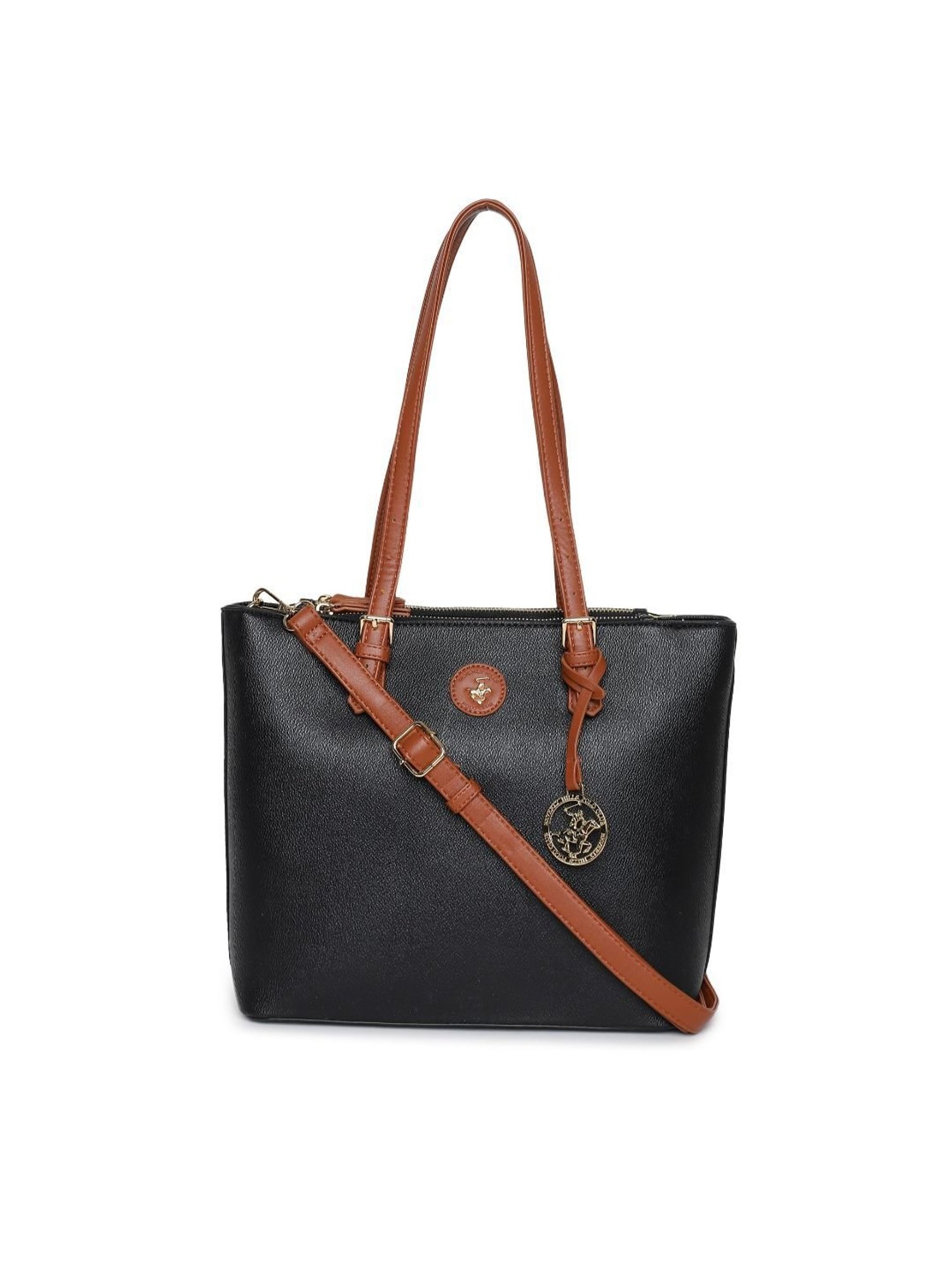 Beverly Hills Polo Club Black Small Tote Bag