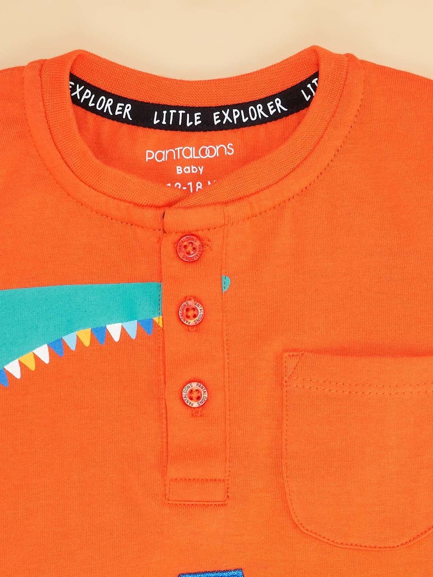 Ed-a-Mamma Baby Green Printed T-Shirt