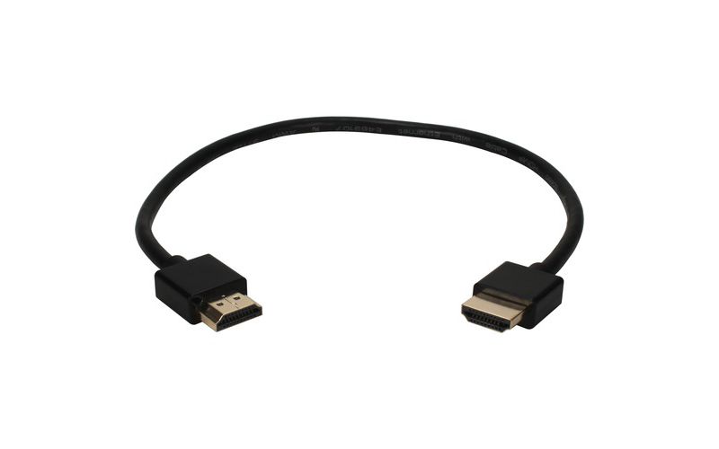QVS 1.5ft High Speed HDMI UltraHD 4K with Ethernet Thin Flexible Cable