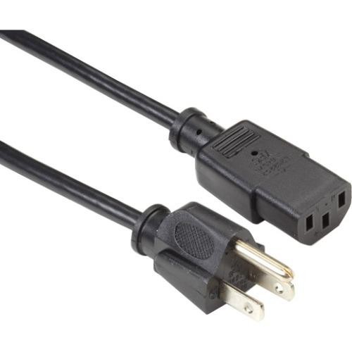 POWER CORD - NEMA 5-15P TO IEC-60320-C13, 12-FT. (3.7-M), 45 DAY STANDARD RETURN
