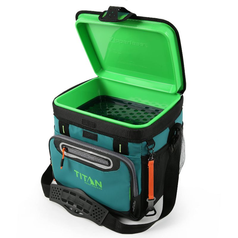 California Innovations Titan Deep Freeze 16qt Zipperless HardBody Cooler - Green