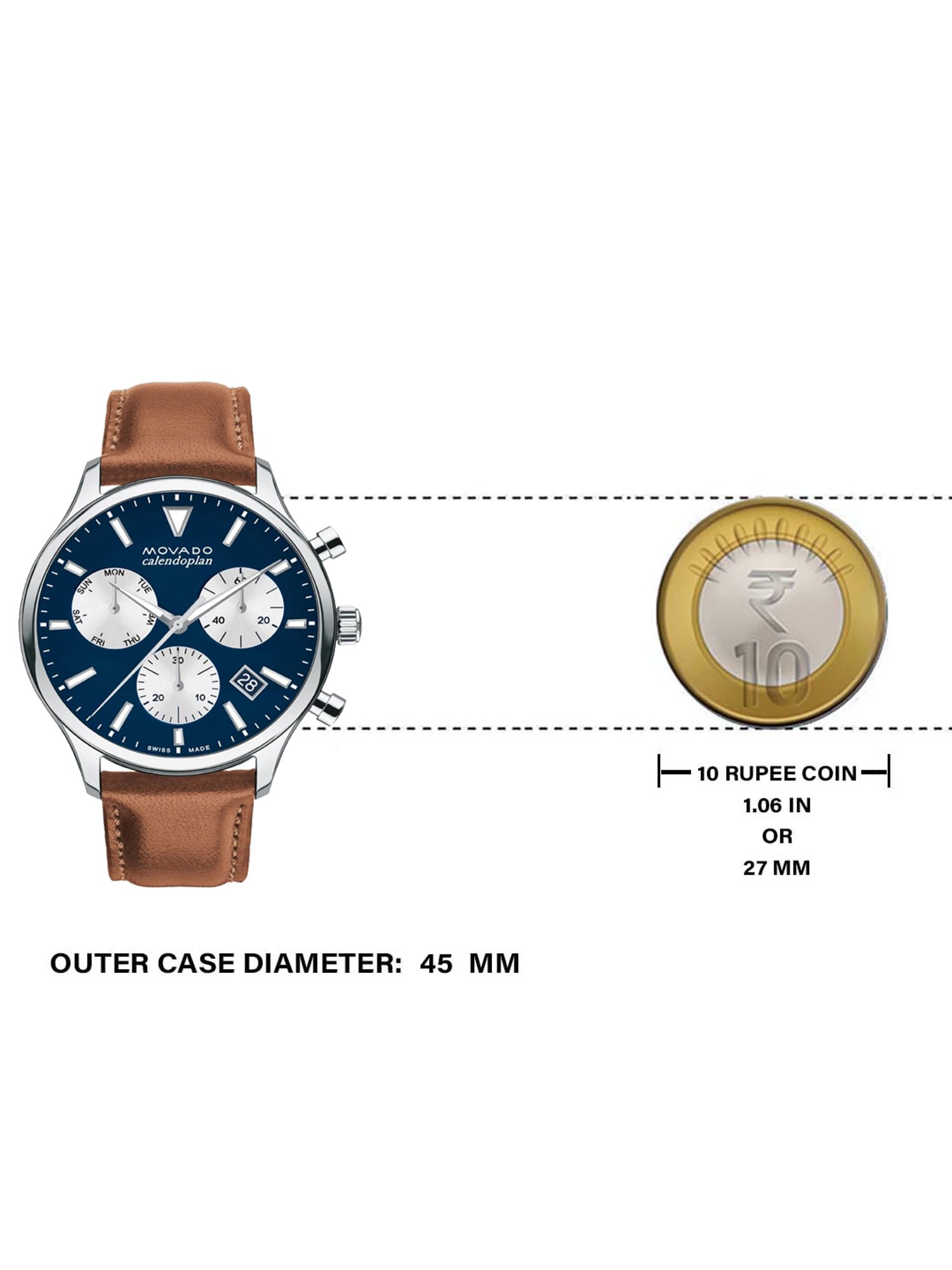 Movado MGI-3650161 Heritage Analog Watch for Men