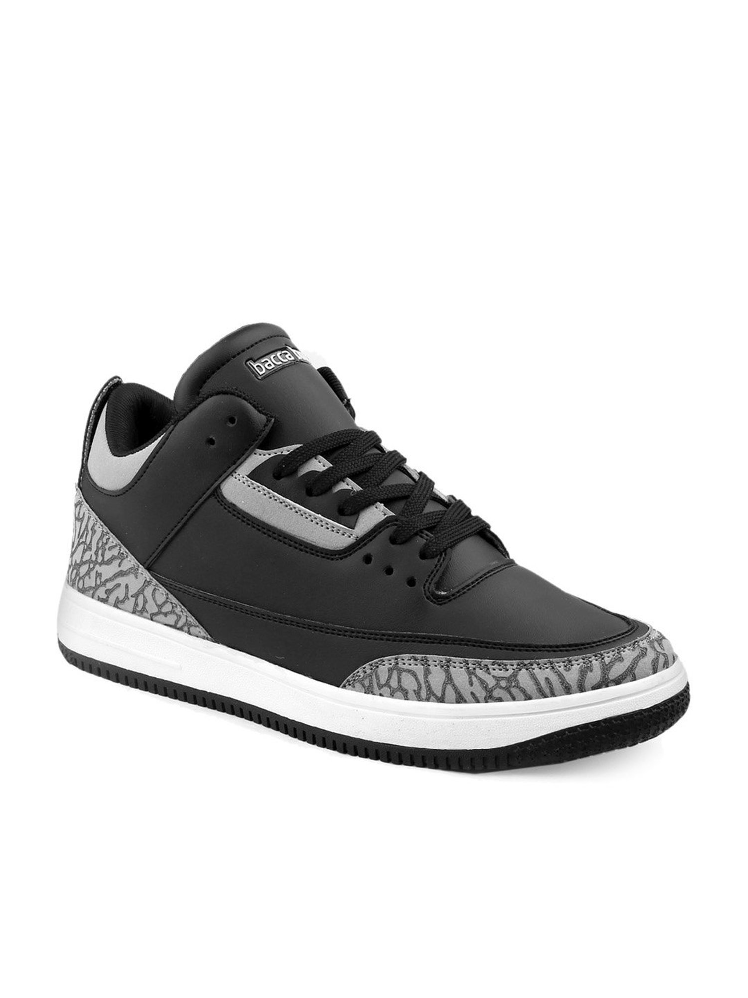 Bacca Bucci Men's VORTEX Black Casual Sneakers