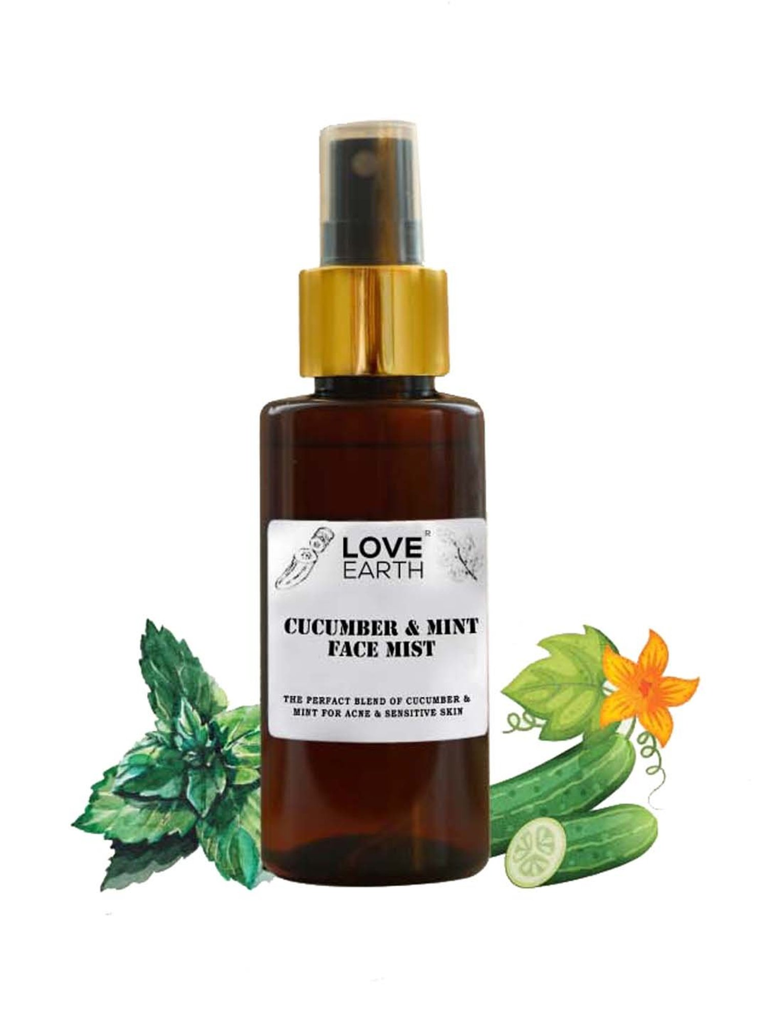 Love Earth Cucumber Mint Face Mist - 100 ml