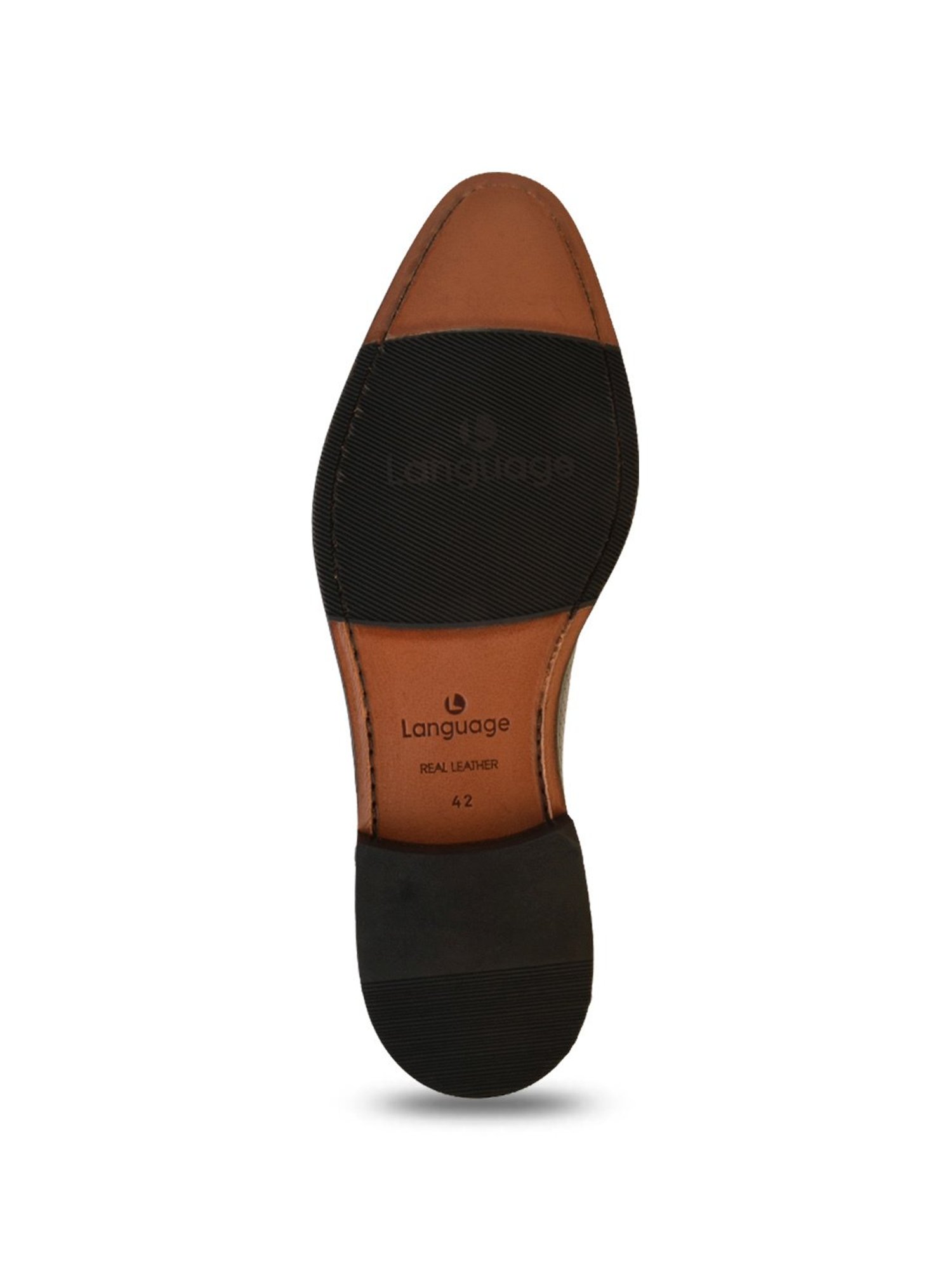 Language Shoes Men's Basil Navy Derby Shoes