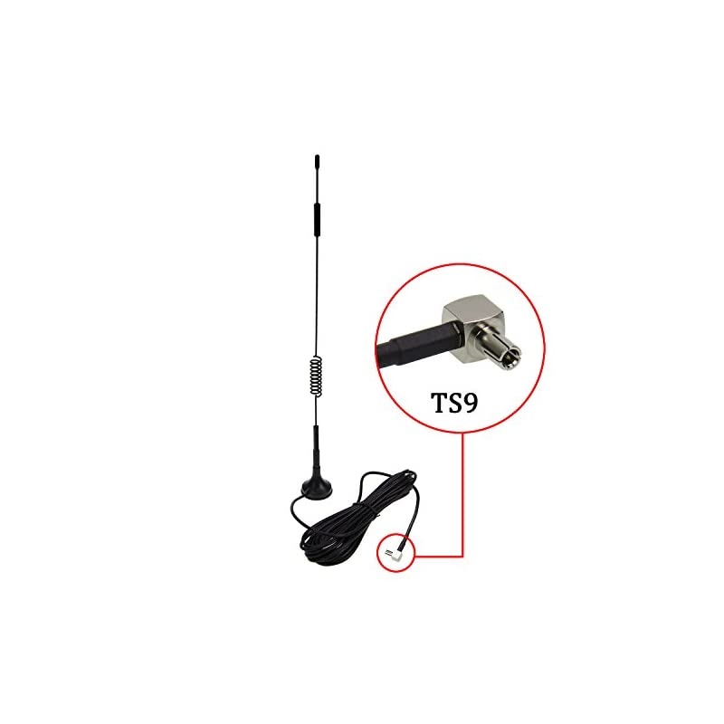 Connector Antenna 7DBi High Gain 4G LTE CPRS GSM 3G 2.4G WCDMA Omni Directional Antenna with Magnetic Stand Base 5m RG174 Extension Cable for WiFi Router Mobile Broadband Outdoor Signal Booster