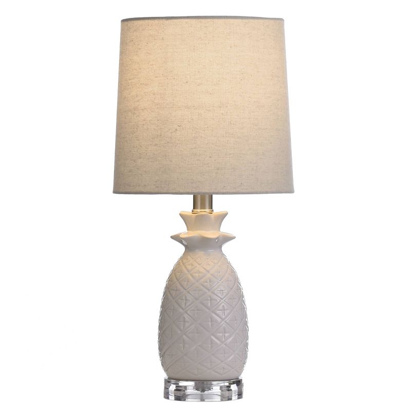 Ceramic Table Lamp White - StyleCraft