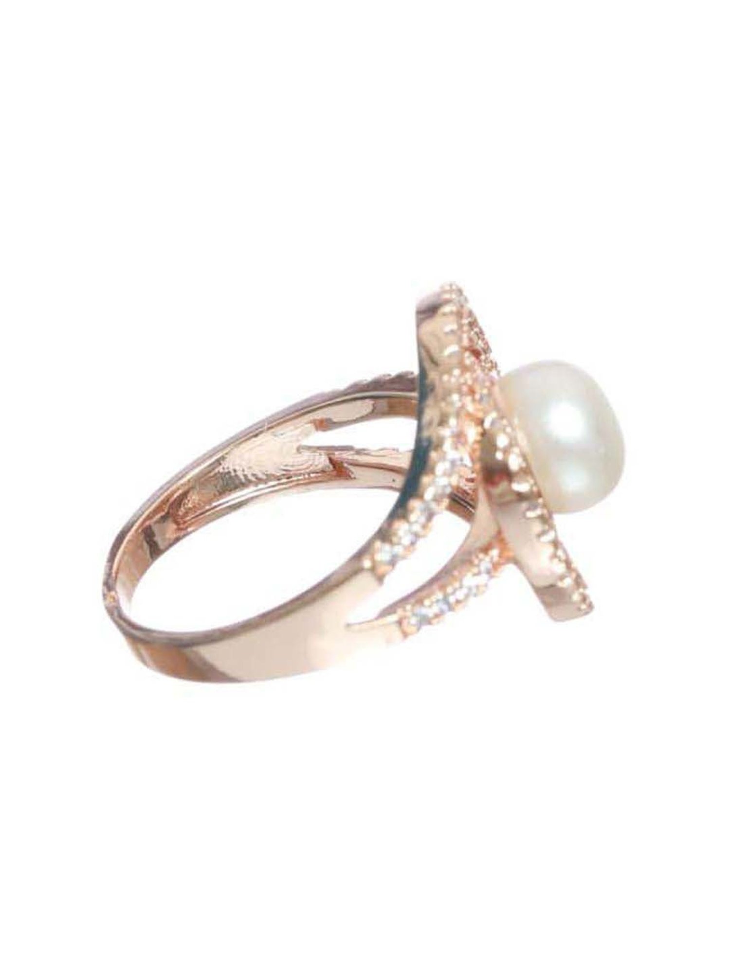 Sohi Silver-Plated Statement Ring