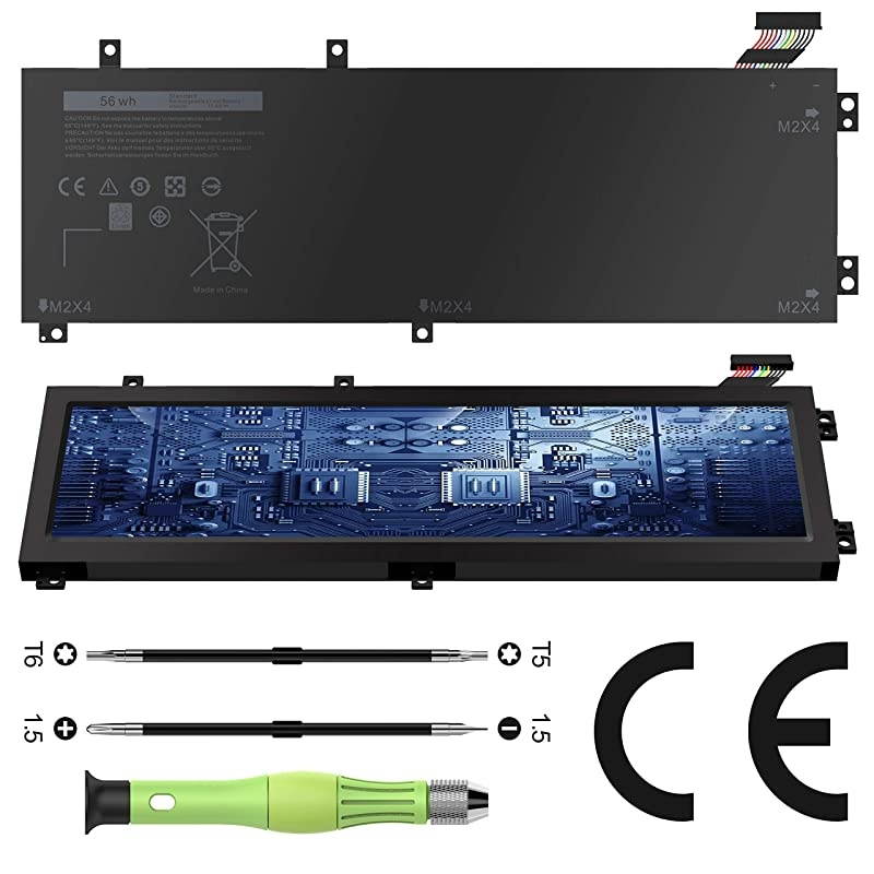 H5H20 Laptop Battery for Dell XPS 15 9560 9550 9570 7590 7591 Precision 5540 5530 5520 5510 Replacement for 62MJV 6GPTY M7R96 05041C 5D91C