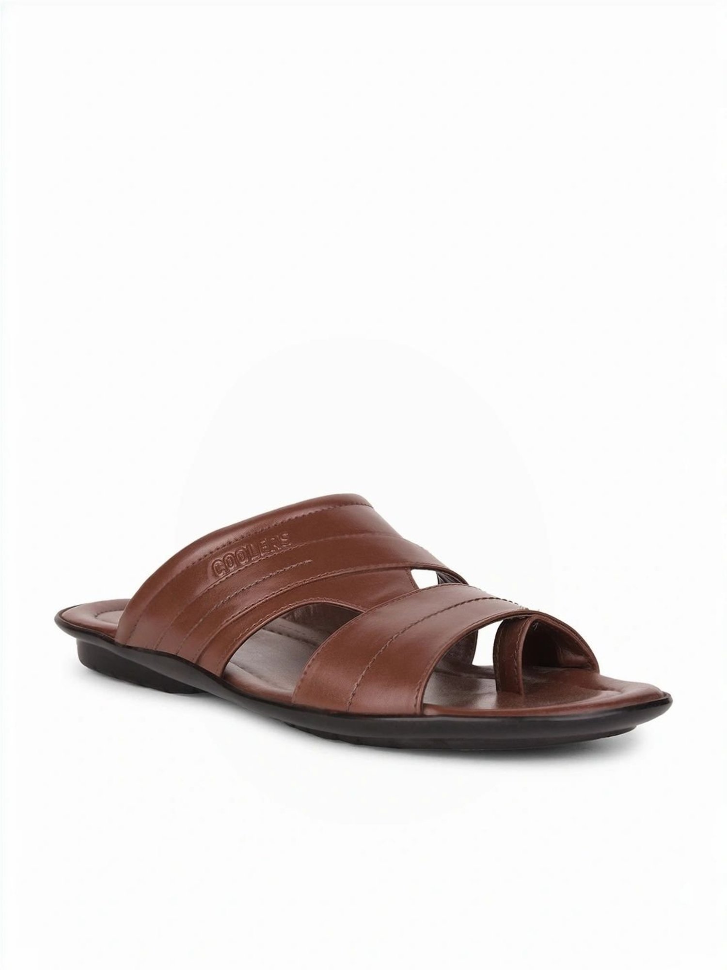 Coolers by Liberty Men's Tan Toe Ring Sandals