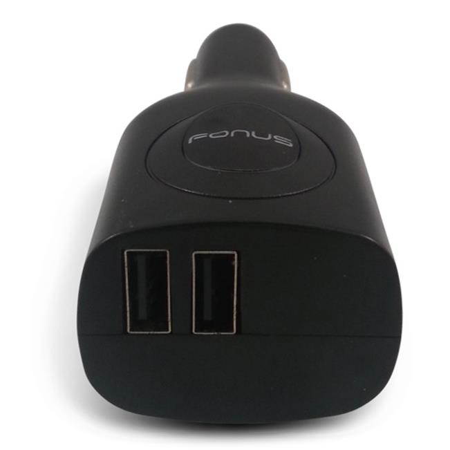 2-in-1 Car Home Charger Power Adapter 2-Port USB Folding Prongs Black Compatible With Verizon Ellipsis 8 7