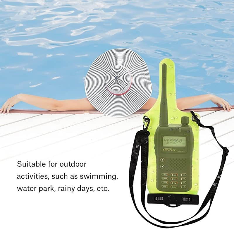 Portable Waterproof Pouch Bag Case for Walkie Talkie UV5R UV82 BF 888S UVB6 Portable Electronic Equipment Protection Bag with Lanyard