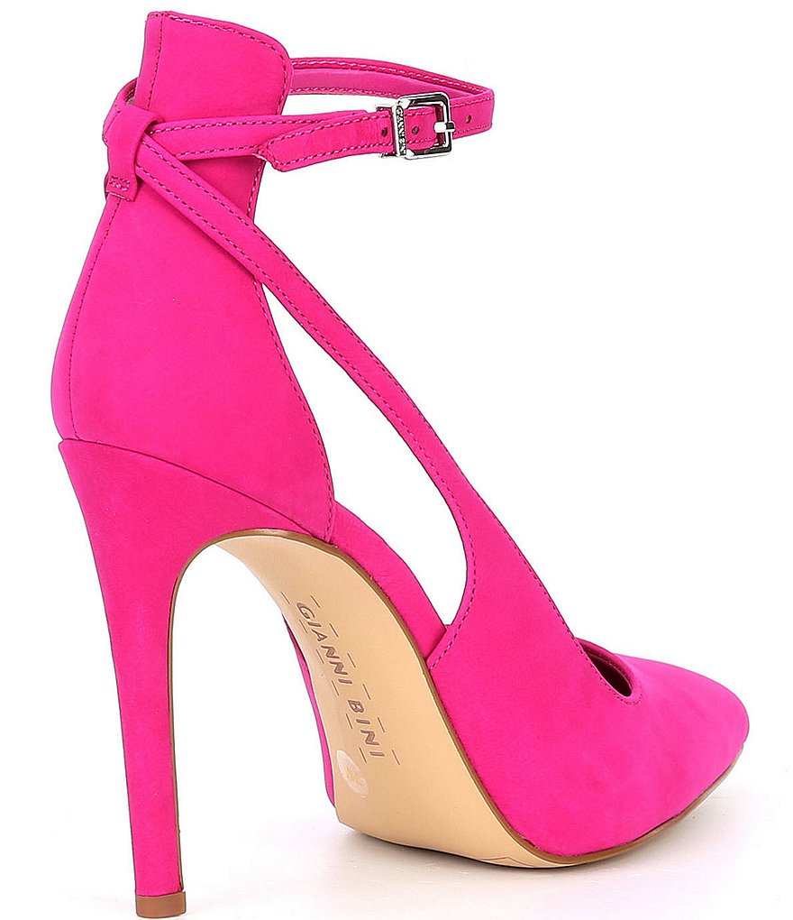 Gianni Bini Lulaa Suede Cut-Out Dress Pumps