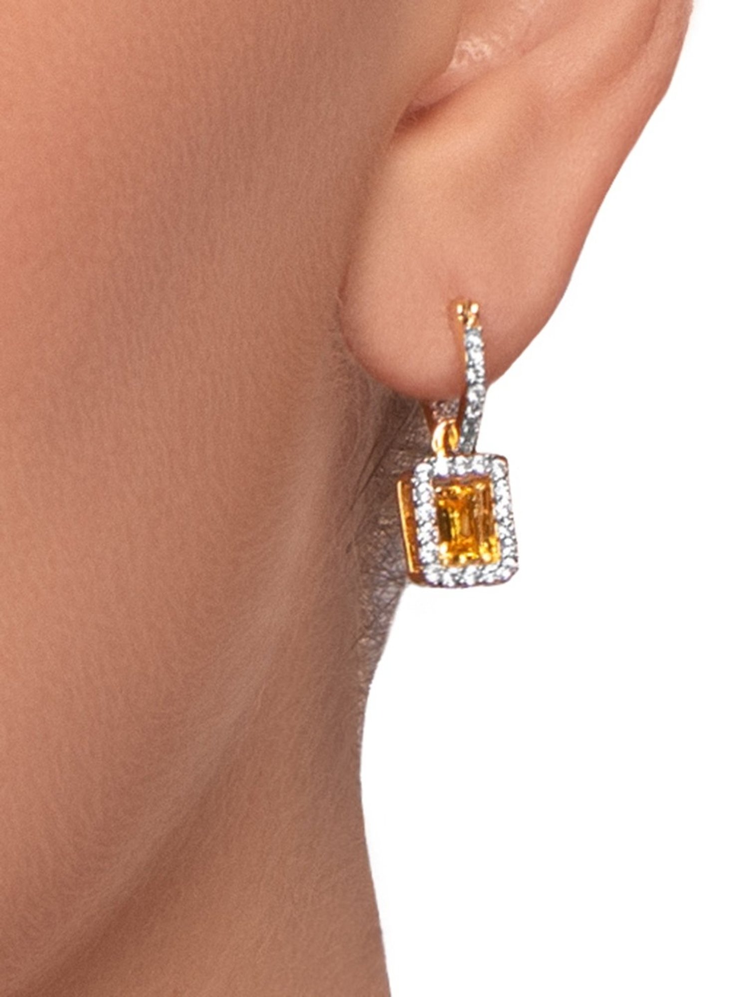 Juicy Couture Selena White Drop Earrings for Women