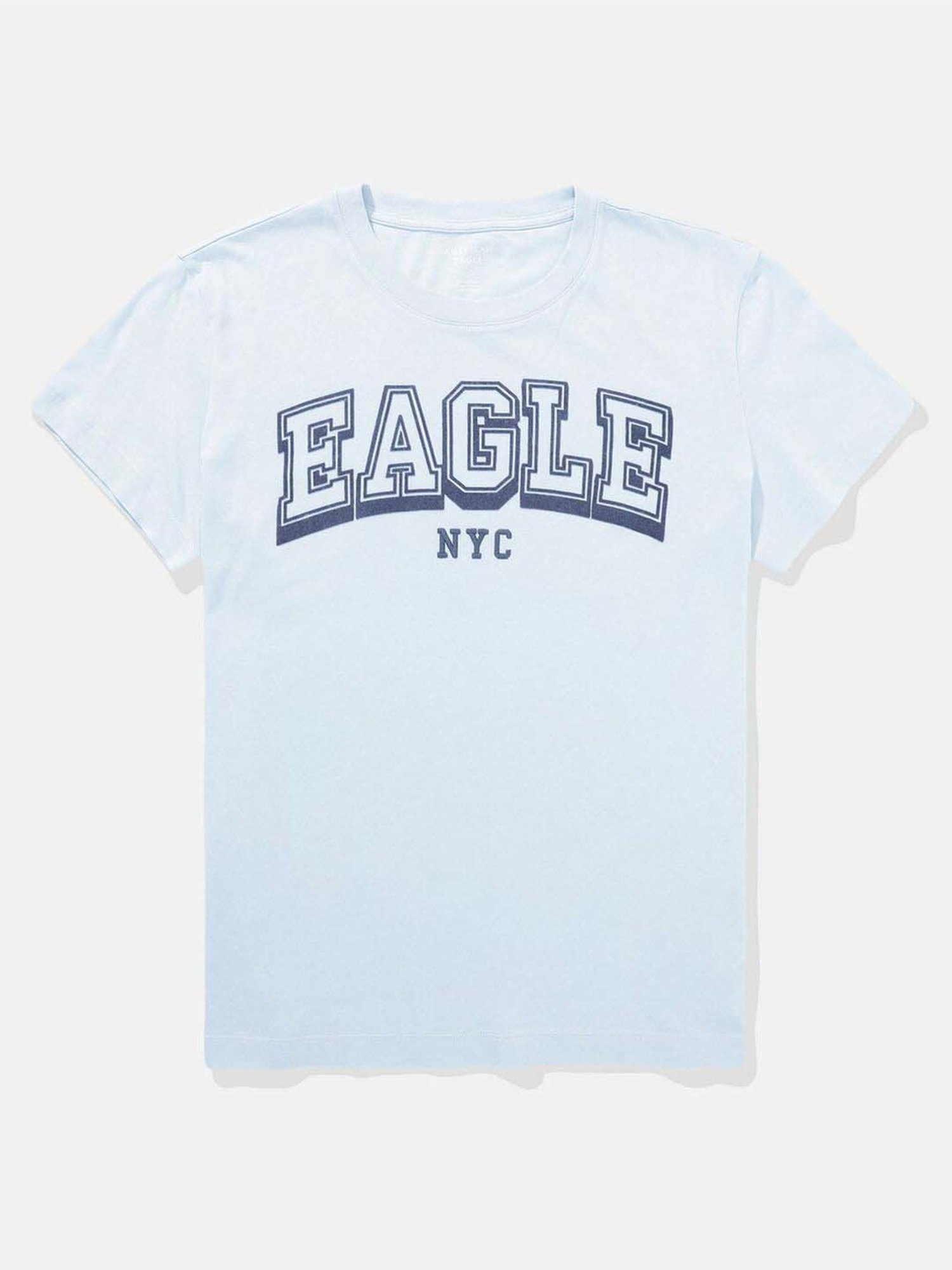 American Eagle Outfitters Blue Cotton Printed T-Shirt