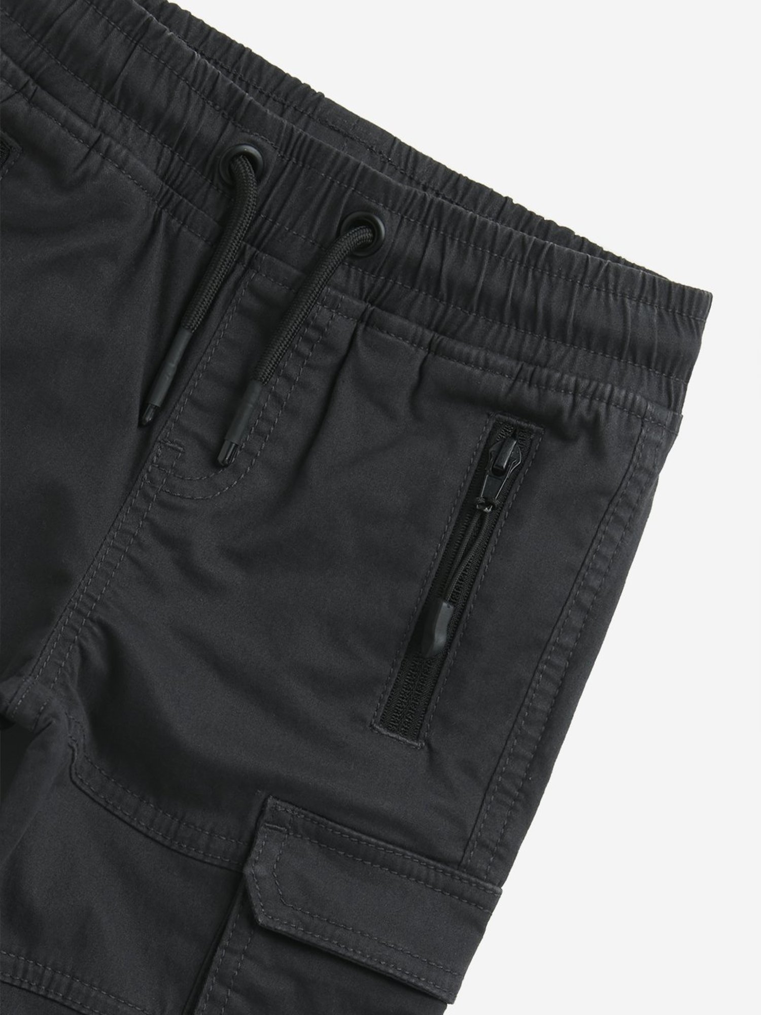 Y&F Kids by Westside Off-White Mid-Rise Cotton Blend Track Pants