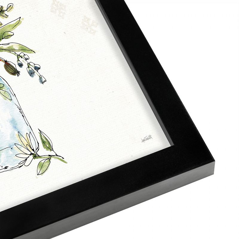 Americanflat Bless This Home Bouquet - Set of 2 Framed Prints by Wild Apple