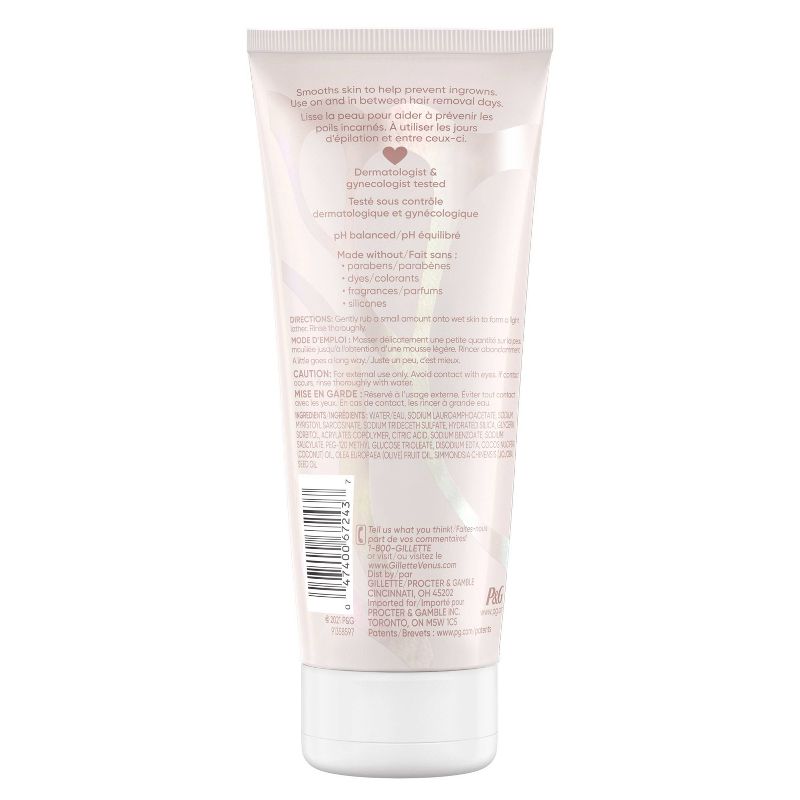 Venus for Pubic Hair & Skin Women's Skin-Smoothing Exfoliant Scrub - 6 fl.oz