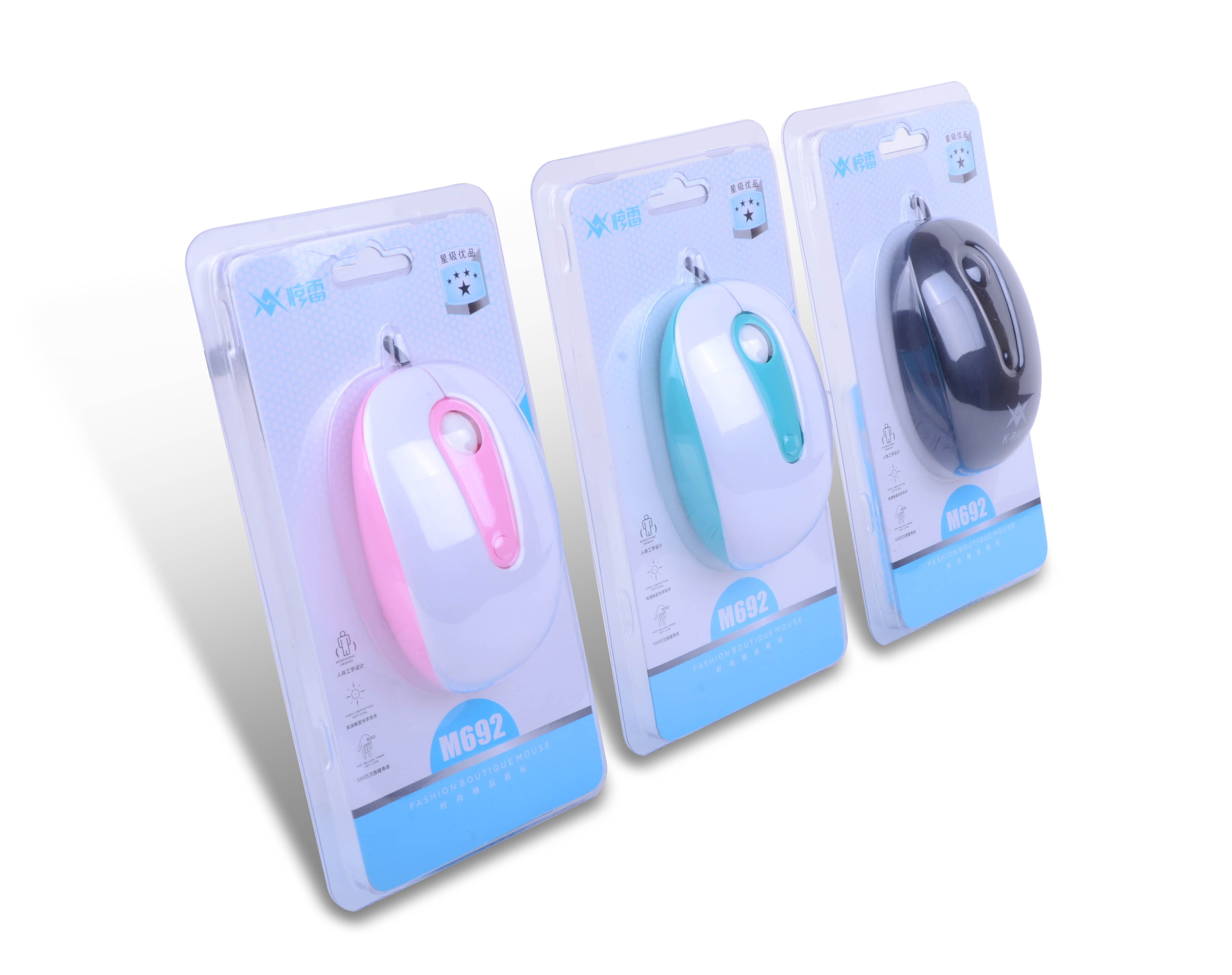 Thunder M692 2400 DPI Six Buttons Wired USB Mouse